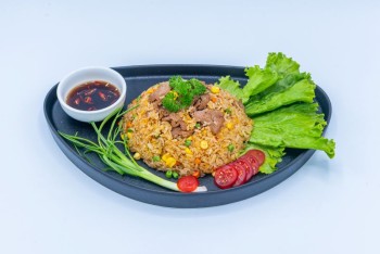Asian Fried Rice With Beef